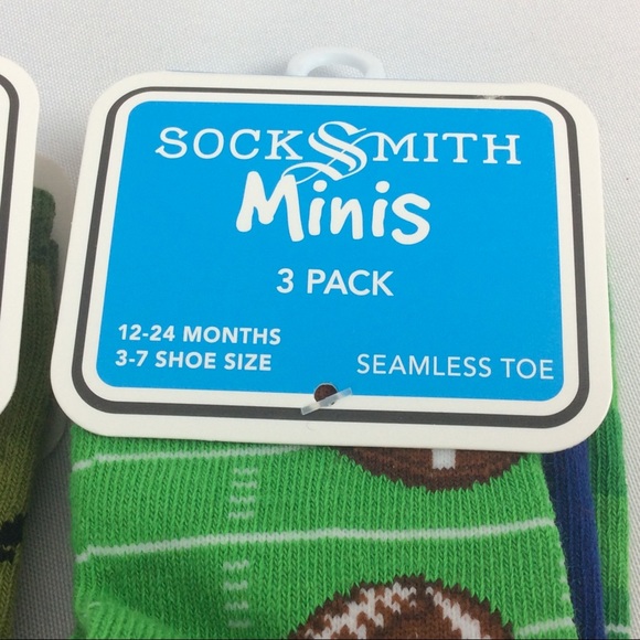 SockSmith Minis Boys Socks Size 12-24 Months 6 Pr. - Picture 8 of 8